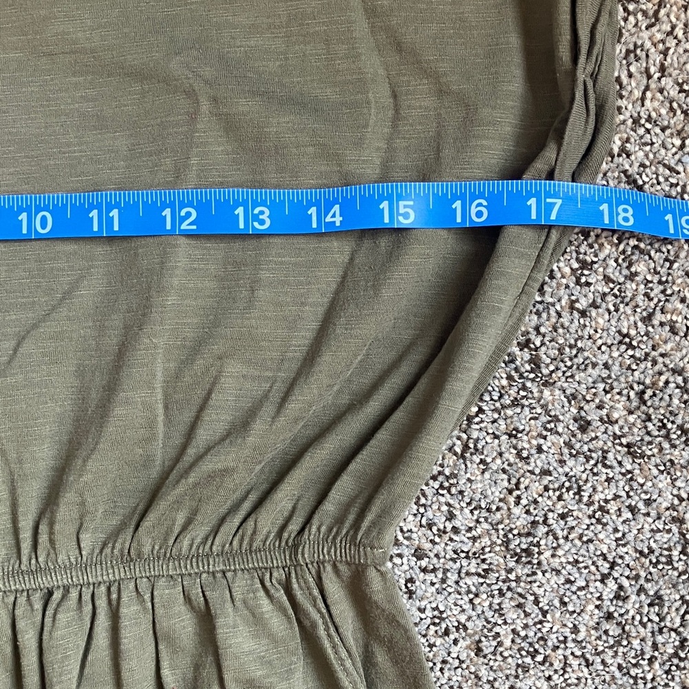 H&M Olive Green Women's Tee Shirt Dress - Picture 7 of 9